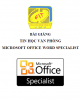 Bài giảng Tin học văn phòng: Microsoft Office Word Specialist - ĐH Hàng hải