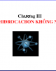 Bài giảng Hóa học hữu cơ - Chương 3: Hiđrocacbon không no