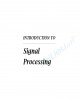 Ebook Introduction to Signal processing: Part 1